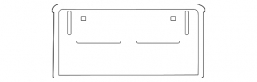 Audi Q5 Front Bumper License Plate 80A 18-20 Scratches