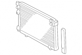 Air Conditioner Radiator Condenser Lexus RX300 RX330 04-06 TYC
