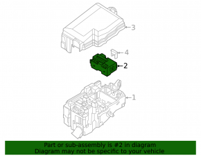 Kia EV6 underhood fuse box 22-24