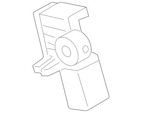 Airbag sensor center pillar left Subaru Outback 20-23
