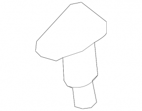 Windshield washer nozzle Hyundai Santa FE Sport 13-18