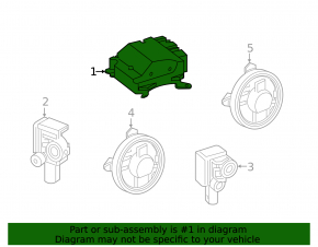 SRS airbag module airbag computer Mercedes C-class W205 15-18