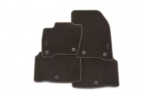 Set of floor mats for Lincoln Nautilus 19-23 brown cloth