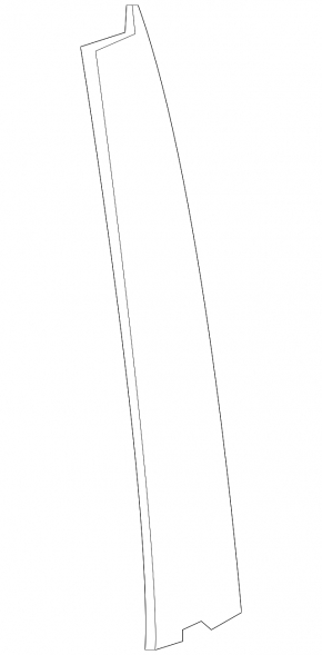 Door trim side front right Cadillac ATS 13-