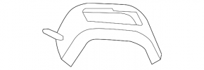 Upper automatic transmission cooling radiator bracket Infiniti JX35 QX60 16- metal