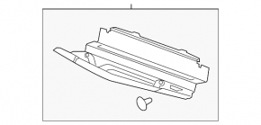 Upper radiator deflector Cadillac ATS 13- without radar cruise