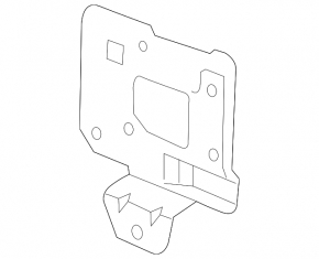 Bracket for cruise radar Chevrolet Volt 16-