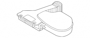 Air duct for Hyundai Santa FE Sport 13-16 pre-restored filter