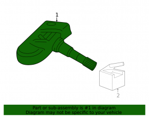 Wheel Pressure Sensor Volvo XC90 16-16