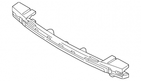 Volvo XC90 16-19 Rear Bumper Central Absorber