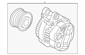 Kia Sorento 10-15 2.4 Generator Water Damage