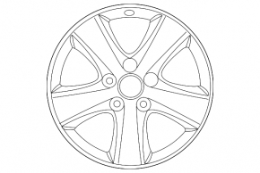 Wheel disk R17 x 7J ET45 5*114.3 Toyota Camry v50 12-14 usa SE