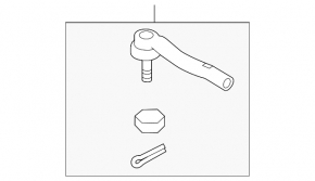 Steering tip right Toyota Sienna 11-20