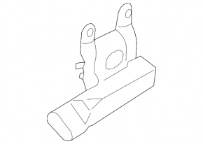 Fang of the lower reinforcement of the front bumper left BMW 4 F32/33/36 14-20