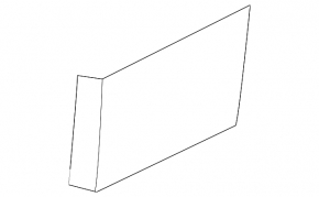 Front left door sill cap for BMW iX 21-25, gloss black