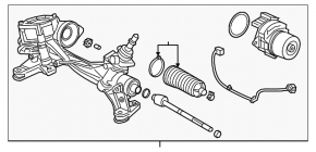 Honda CRV 17-19 2.4 AWD Power Steering Rack
