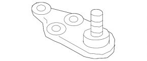Ball joint left Hyundai Santa FE 19-20 KOR