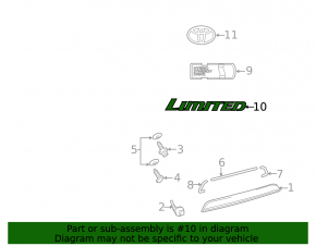 Limited Emblem Toyota Highlander 08-13