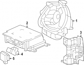 Honda HR-V 23-25 SRS airbag computer module