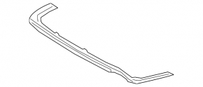 Kia Forte 19-21 4d rear bumper lip