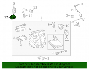 AMPLIFIER ASSY, AIR CONDITIONER Toyota Prius V 12-14 broken case