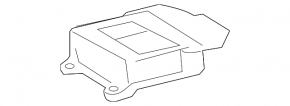 SRS airbag module airbag computer Toyota Sienna 04-10 for re-stitching