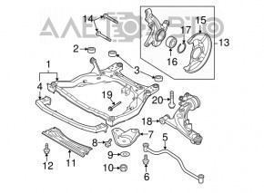 Brake Disc Cover Front Right Mazda CX-7 06-09
