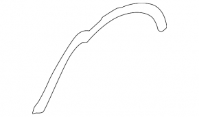 Rear left fender arch trim for Land Rover Discovery Sport 20-23 rest, structure