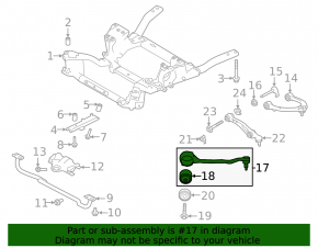 Upper control arm, front left, Land Rover Range Rover 13-21 SVR