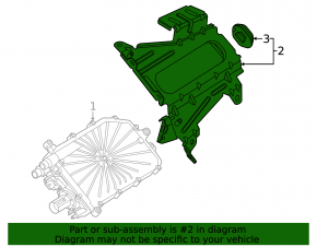 BMW i4 22-26 Battery Cooling System Heater Bracket
