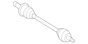 Drive axle shaft rear right Mercedes W164 ML X164 GL