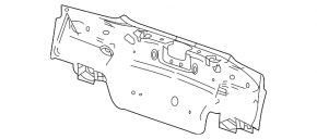 Chevrolet Malibu 13-15 Rear Panel