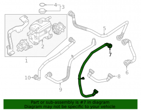 Kia Niro 23-26 EV cooling system hose, cooler supply