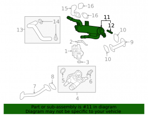 EGR Cooler for Hyundai Sonata 16-17 Hybrid