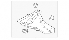 Front left mudguard front part Audi A6 C8 19-