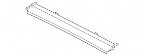 Upper radiator deflector for the Audi E-Tron 19-23