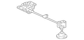 Spare tire mount for Toyota Sienna 11-20