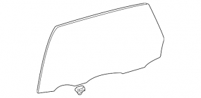 Rear left door glass for Toyota Sienna 04-10