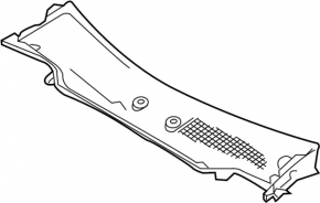 Plastic windshield wiper grille for Infiniti QX30 2017-2019