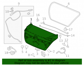 Honda Civic X FC 16-21 4D Trunk Lid