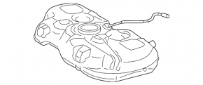 Fuel tank for Toyota Prius V 12-17