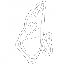 Chevrolet Equinox 18- Rear Left Door Panel