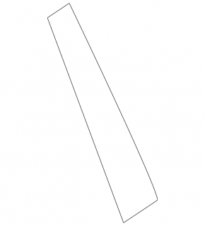 Door trim side rear right Hyundai Veloster 12-17 black