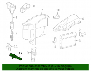 Crankshaft Position Sensor Lexus NX200t NX300 15-21 2.0T