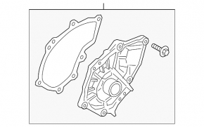 Water pump for Porsche Macan 17-24 2.0T