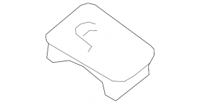 Shifter cover Cayenne 958 11-14 chrome