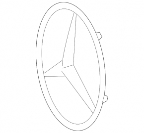 Mercedes GLS-class X166 13-16 grille emblem