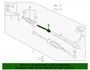 Left steering rod for Nissan Kicks 21-25