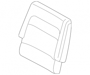 Rear row of seats 3 row Ford Flex13-19-19 leather, beige