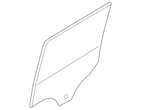Ford Transit Connect MK2 13-23 rear left door glass, drop-down